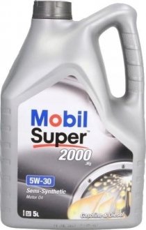 Моторное масло Super 2000 X1 5W-30, 5л MOBIL 153536