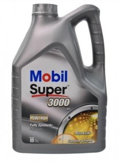 Олива моторна SUPER 3000 5W-40 API SN/SM (Каністра 5л) MOBIL 156154