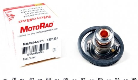 Термостат Opel Astra F/Combo/Vectra A, B 1.5-1.7 D/TD 90-01 (54x23x33; 85C) (jiggle-pin) MOTORAD 382-85JK (фото 1)