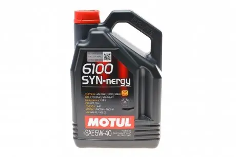 Олива 6100 Syn-nergy SAE 5W40 4 L MOTUL 368350