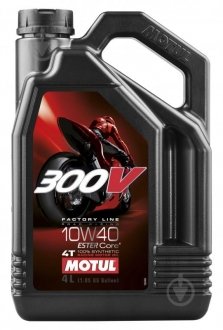 Олива 10W40 300V 4T Factory Line Road Racing (4L) (104121) MOTUL 836141