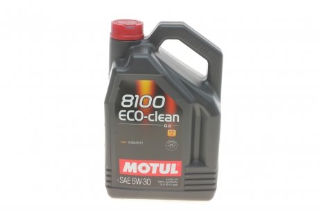 Моторна олива 8100 Eco-clean 5W30 5 L MOTUL 841551 (фото 1)