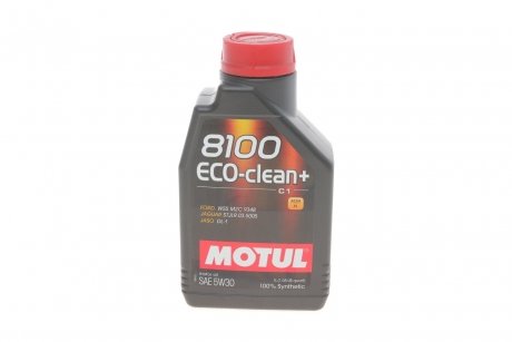 Олива 8100 ECO-clean+ 5W30 1L MOTUL 842511 (фото 1)
