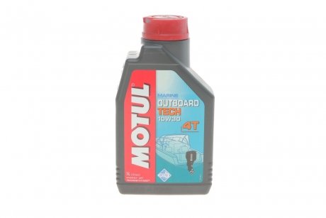 Олива 4T Outboard Tech 10W30 1 L MOTUL 852111