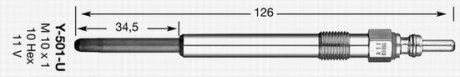 Свічка розжарювання Y-501U (D-Power 31) NGK 4187