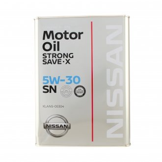 Олива моторна Strong Save X 5W-30, 4л. NISSAN KLAN505304