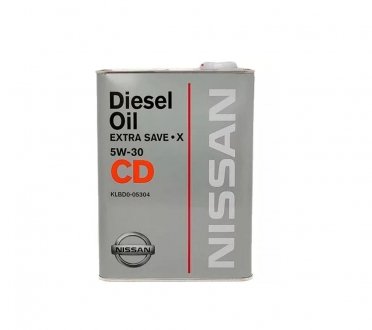 Олива моторна "Diesel Extra Save-X 5W-30 CD", 4л NISSAN KLBD005304