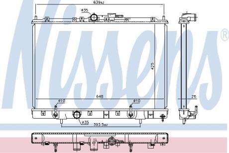 Радіатор NISSENS 628986