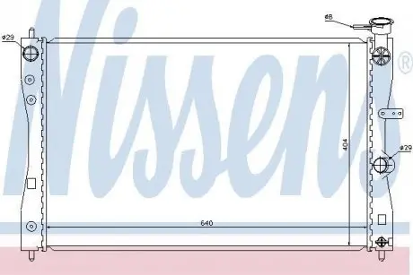 Радіатор охолоджування NISSENS 68183