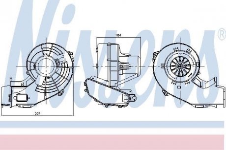 Вентилятор салону NISSENS 87247