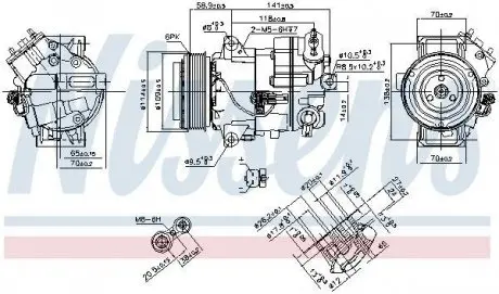 Компресор кондиціонера First Fit NISSENS 890263