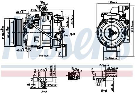 Компресор кондиціонера NISSENS 890880