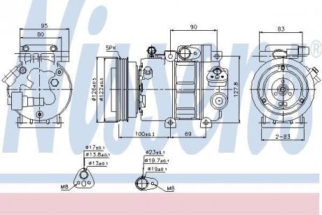 Компресор кондиціонера NISSENS 89292