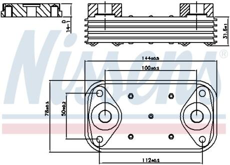 Охолоджувач мастила NISSENS 90889