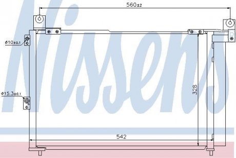 Радіатор кондиціонера First Fit NISSENS 940143