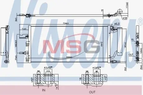 Радіатор кондиціонера First Fit NISSENS 940759