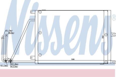 Радіатор кондиціонера NISSENS 94623