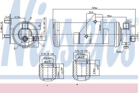 Осушувач кондиціонера NISSENS 95223