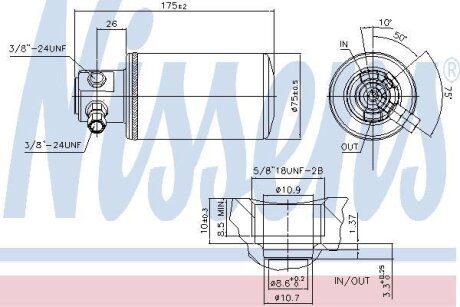 Осушувач кондиціонера NISSENS 95230