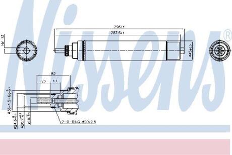 Осушувач кондиціонера NISSENS 95336