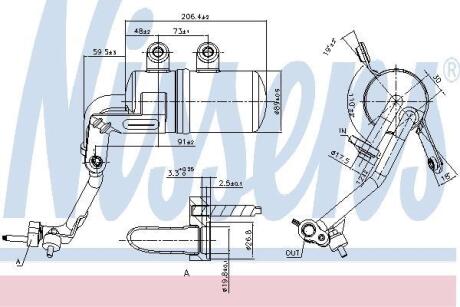 Осушувач кондиціонера NISSENS 95570