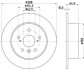 Диск тормозной задний Toyota Camry 2.0, 2.4, 3.0 (93-06) NISSHINBO ND1001K (фото 1)