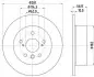 Диск тормозной задний Lexus ES 3.5/ Toyota Camry 2.4, 3.5 (06-00) NISSHINBO ND1077K (фото 1)