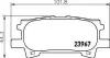 Тормозные колодки LEXUS/TOYOTA RX/Harrier &quot;R&quot; 00-15 NISSHINBO NP1028 (фото 1)