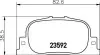 Тормозные колодки TOYOTA Camry/Camry (Nato) NISSHINBO NP1035 (фото 1)