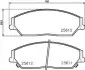 Колодки гальмівні дискові передние Toyota Camry 2.0, 2.5 (11-)/BYD M6, S6 2.0, 2.4 (10-) NISSHINBO NP1052 (фото 1)