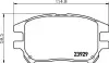 Тормозные колодки LEXUS RX (MCU15) Front Axle NISSHINBO NP1076 (фото 1)