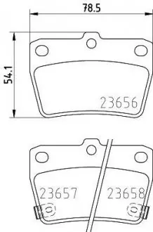 Тормозные колодки TOYOTA RAV 4 2,0-2,4 94-06 NISSHINBO NP1081
