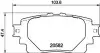 Тормозные колодки TOYOTA AURIS /COROLLA/RAV 4&quot; R &quot;18&gt;&gt; NISSHINBO NP1171 (фото 1)
