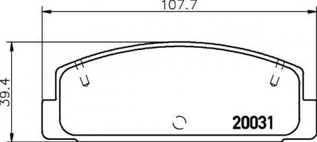 Тормозные колодки MAZDA 6 323 626 Premacy -07 NISSHINBO NP5004