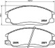 Тормозные колодки HYUNDAI XG/Trajet/Santa Fe-07 NISSHINBO NP6007 (фото 1)