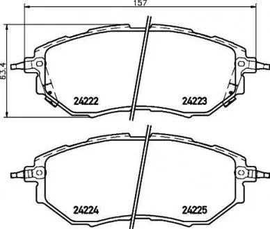 Тормозные колодки SUBARU Legacy/Outback/Tribeca NISSHINBO NP7008