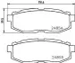 Тормозные колодки SUBARU/TOYOTA BRZ/Forester/Tribeca/GT86&quot;R&quot;05&gt;&gt; NISSHINBO NP7013 (фото 1)