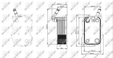 Охолоджувач мастила NRF 31271