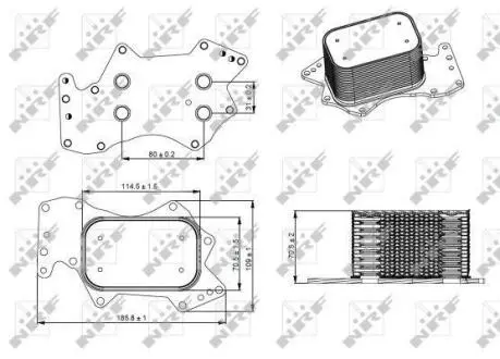 Охолоджувач мастила NRF 31273