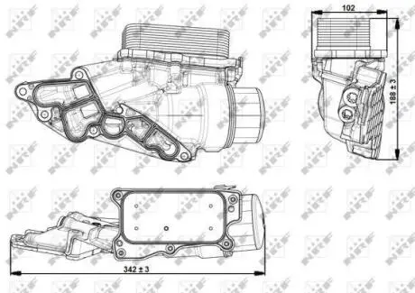 Охолоджувач мастила NRF 31351