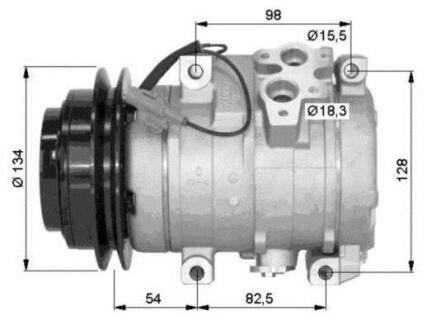 Компресор кондиціонера NRF 32458
