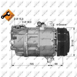 Компресор кондиціонера NRF 32493