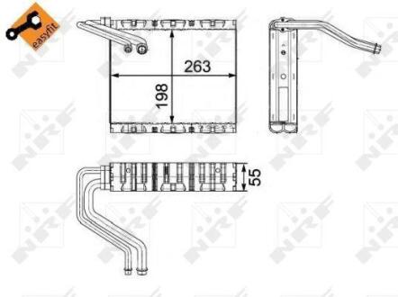 Випаровувач кондиціонера NRF 36142