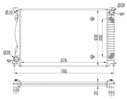 Радіатор NRF 53023