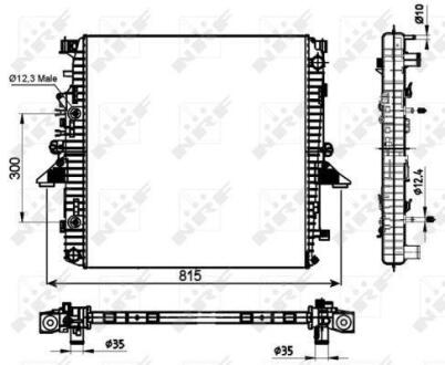 Радіатор NRF 53097