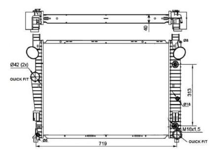 Радіатор NRF 53103