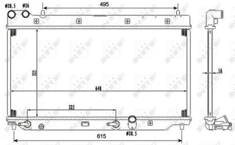 Радіатор NRF 53110