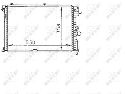 Радіатор охолоджування NRF 58974