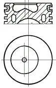 Поршень з кільцями FORD 83,00 1,8 TDCi 99- NURAL 87-107007-10