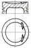 Поршень з кільцями VAG 82.50 2.0 TFSI AXX/BWA/BPY/CAWB/CCTA/CCZA TRAPEZ NURAL 87-438500-00 (фото 1)